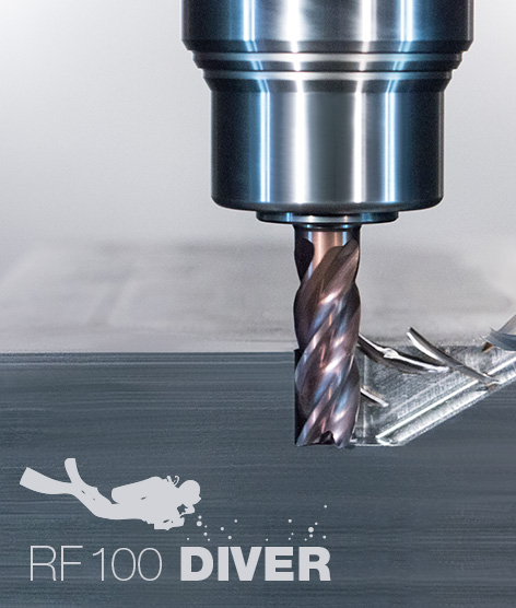 RF100 Diver milling cutter